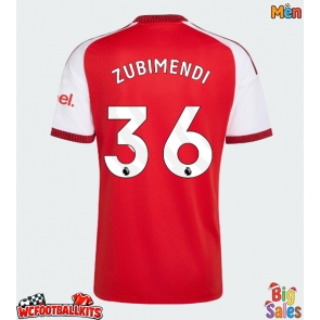 Arsenal Martin Zubimendi #36 Replica Home Stadium Shirt 2026-27 Short Sleeve